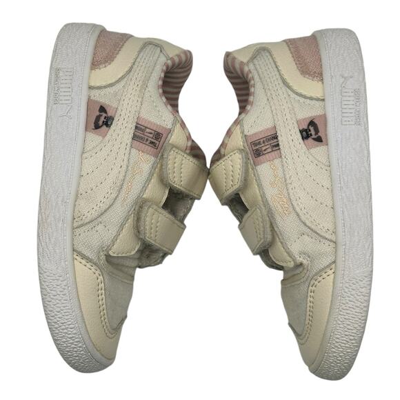 Puma Velcro Sneakers Little Girls Size 10C - Picture 8 of 9